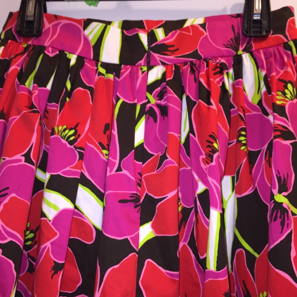 Kate Spade Coreen Cupcake Floral Red Tropical Full Skirt Rio De size 4 - Picture 6 of 12